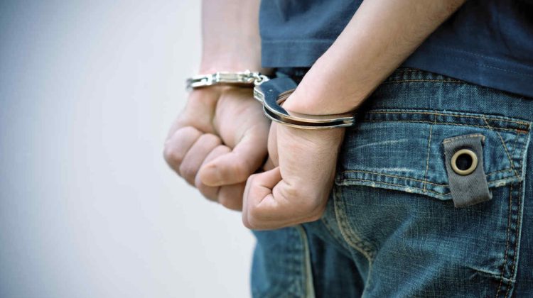 teenager under arrest