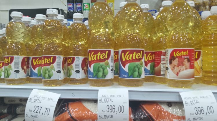 variedad de precios de aceites